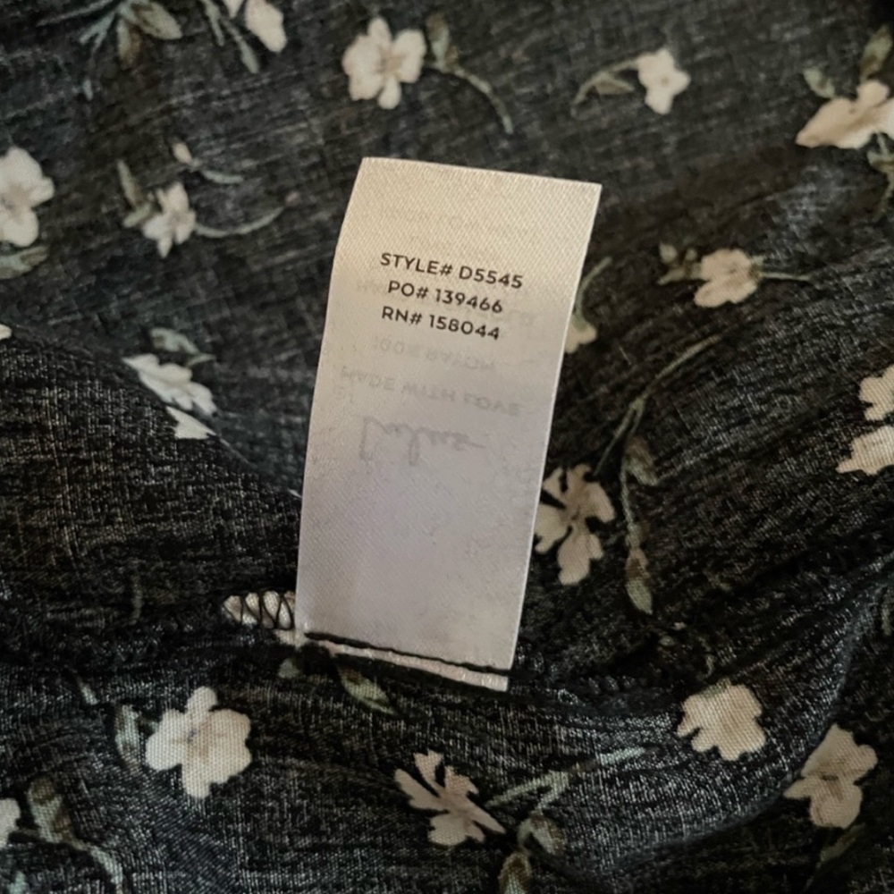NWT Lulu’s Bouquets for You Black Floral Print Smocked Mini Dress - Picture 8 of 10